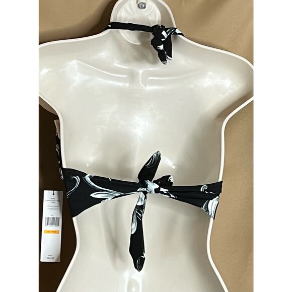 Carmen Marc Valvo Castello Scroll Ring Bikini Top S - Picture 6 of 7